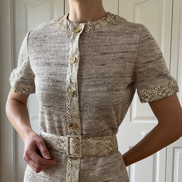 Deadstock Vintage 1960’s Klever Kasuals Knit Dress - Picture 4 of 6